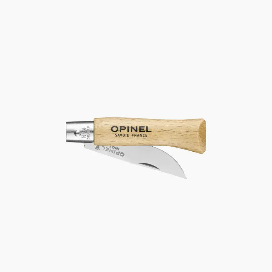 Opinel No.4 Classic Stainless Steel EDC Folding Knife - UK Legal Carry