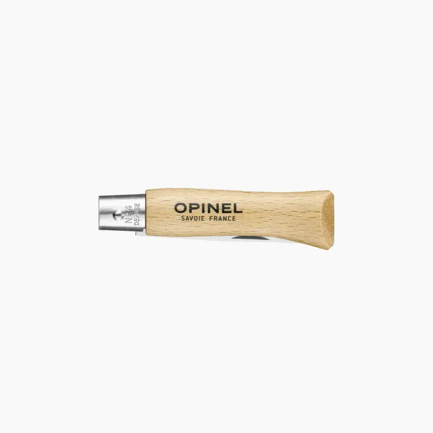 Opinel No.4 Classic Stainless Steel EDC Folding Knife - UK Legal Carry
