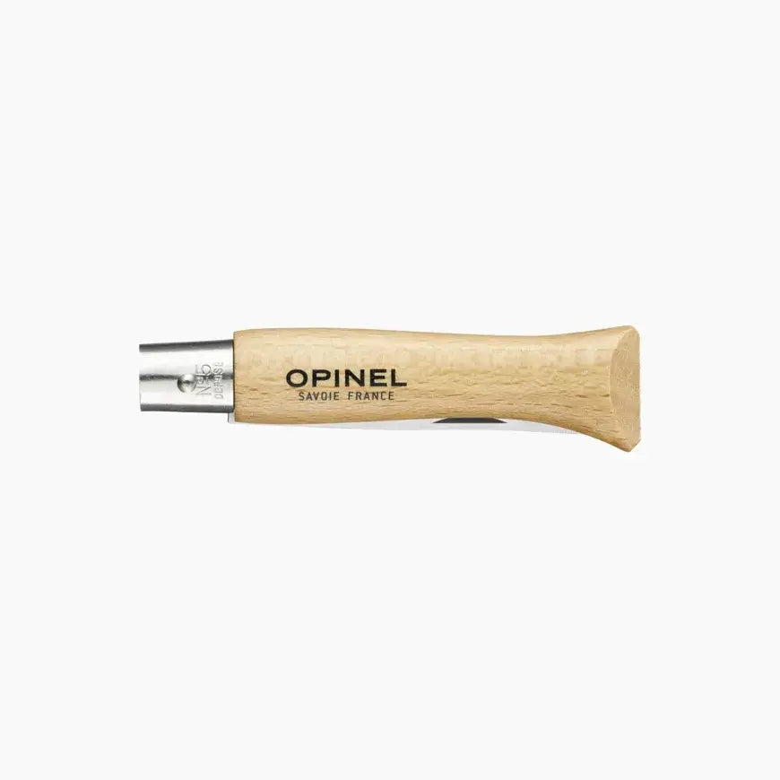 Opinel No.5 Classic Stainless Steel EDC Folding Knife - UK Legal Carry