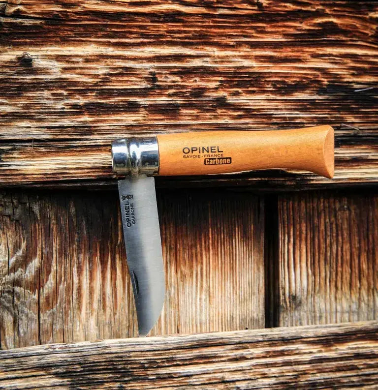Opinel No.8 Classic Carbon Steel Folding Knife