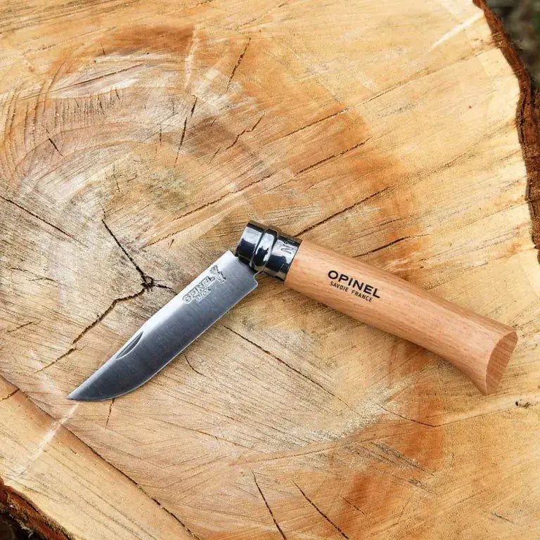Opinel No.8 Classic Stainless Steel Folding Knife