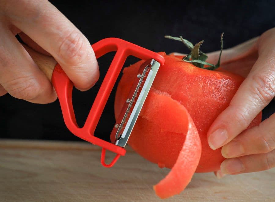 Opinel T-Duo Wood Peeler - Red