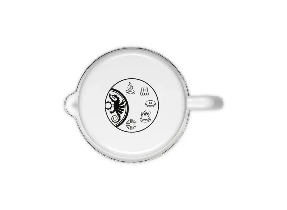 Petromax 1.4L Enamel Milk Pot - White