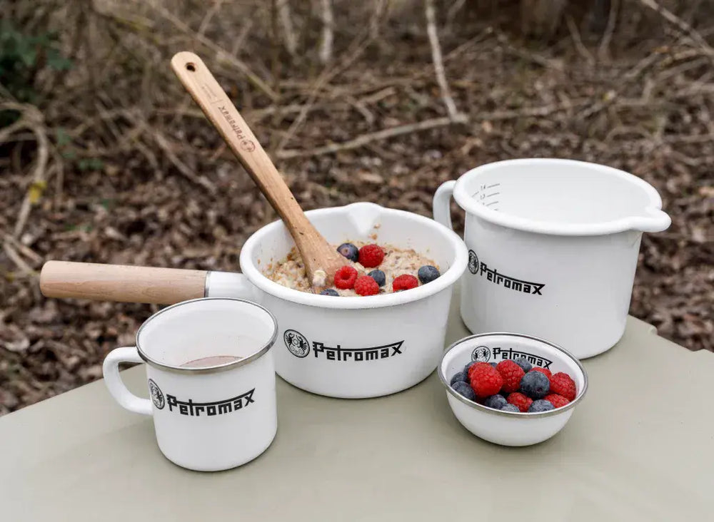 Petromax 1.4L Enamel Milk Pot - White