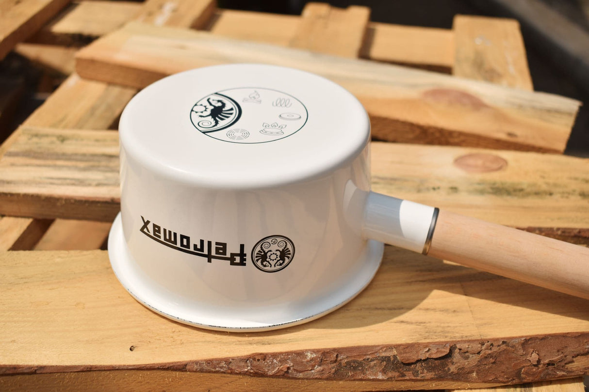 Petromax 1L Enamel Pan - White