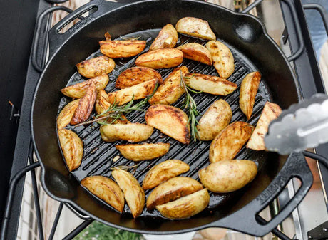 Petromax 35cm Cast Iron Grill Fire Skillet With Two Handles