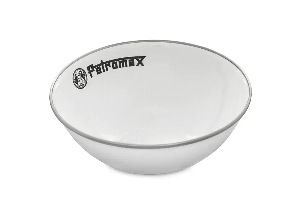 Petromax Set Of 2 Enamel Bowls - White - Large