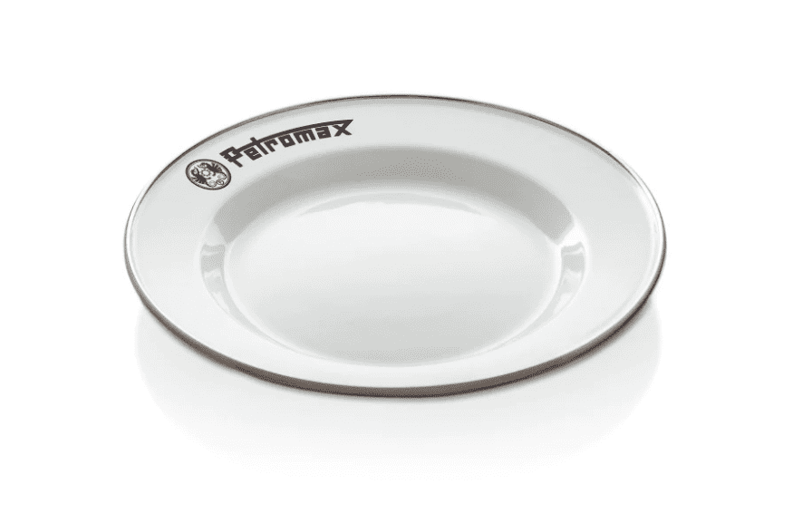 Petromax Set of 2 Medium Enamel Plates - White