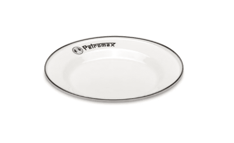 Petromax Set of 2 Small Enamel Plates - White