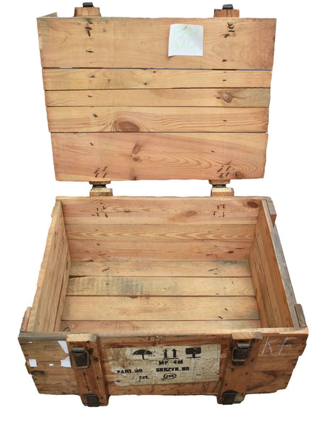 Polish Military MP4 Gas Mask Wooden Box