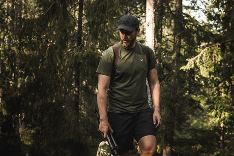 DD Hammocks Men's Icon T-Shirt - Athletic Fit - Dark Olive Green