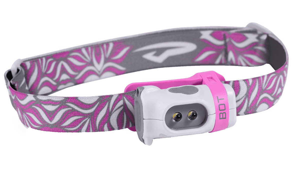 Princeton Tec Bot Kids LED Head Torch - Pink and White