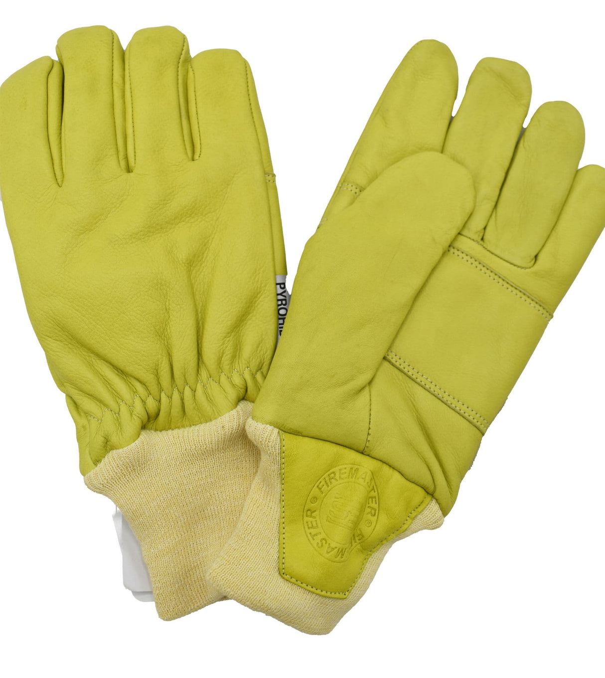 Pyrohde/Crosstech Fire Fighters Gloves- Lime