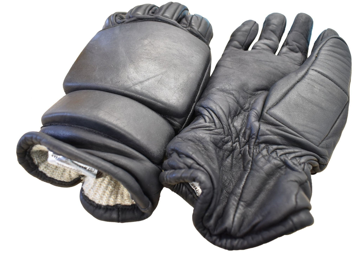 Riot Police Protective Leather Gloves