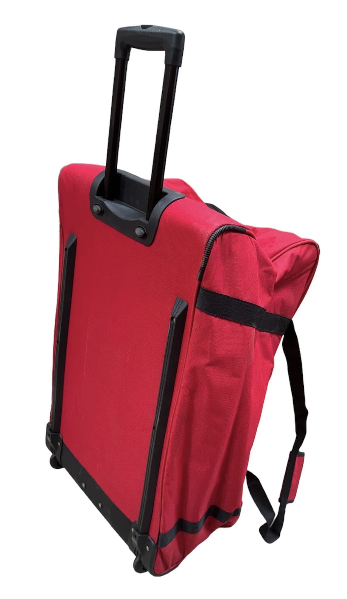 Riot Police XXL Black Wheeled Holdall - Red