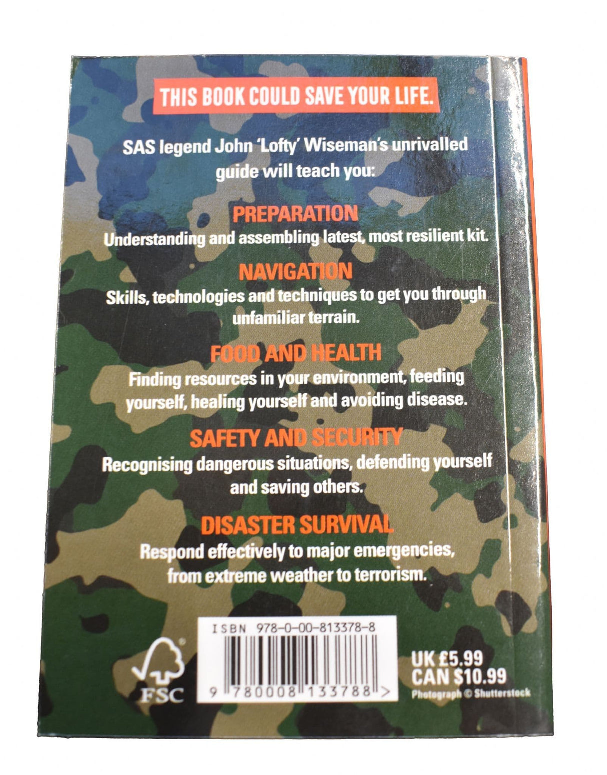 SAS Survival Guide Book By John 'Lofty' Wiseman