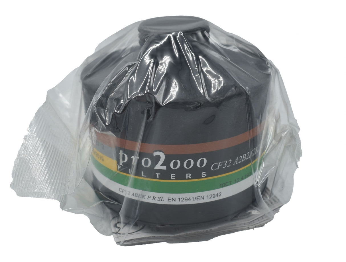 Scott Pro Military 2000 CF32 A2B2E2K2-P3 Sealed 40mm Gas Mask Filter - BRAND NEW