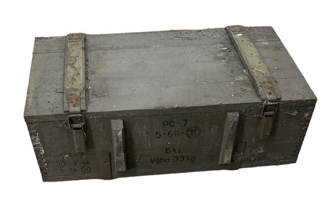 Soviet Military Large Wooden Ammo Box Crate V2