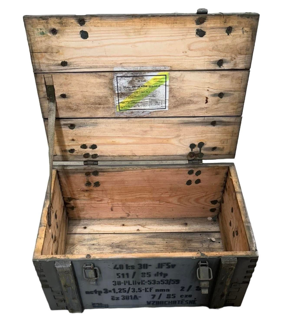 Soviet Military Large Wooden Ammo Box - Grade 2