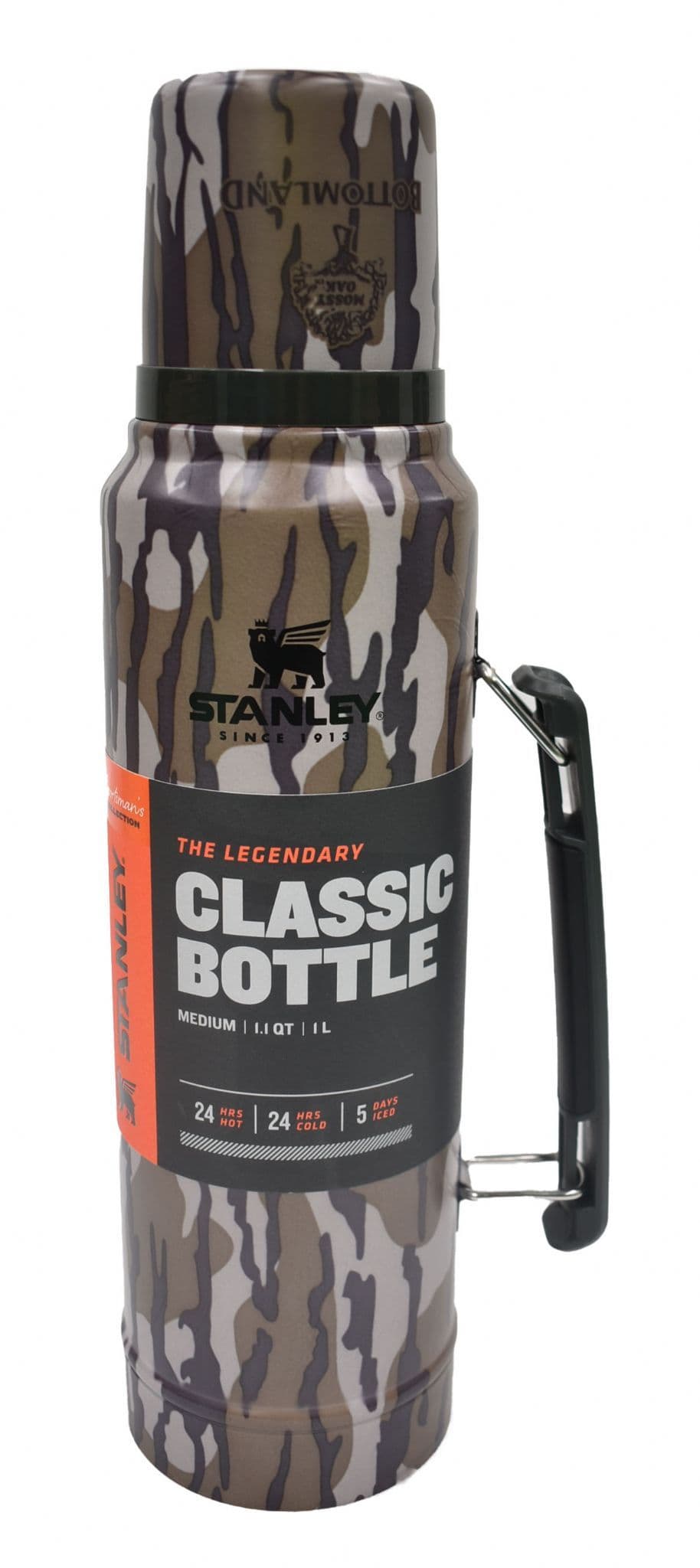 Stanley Classic Vacuum Insulated Bottle 1.0 Litres - Mossy Oak Bottomland