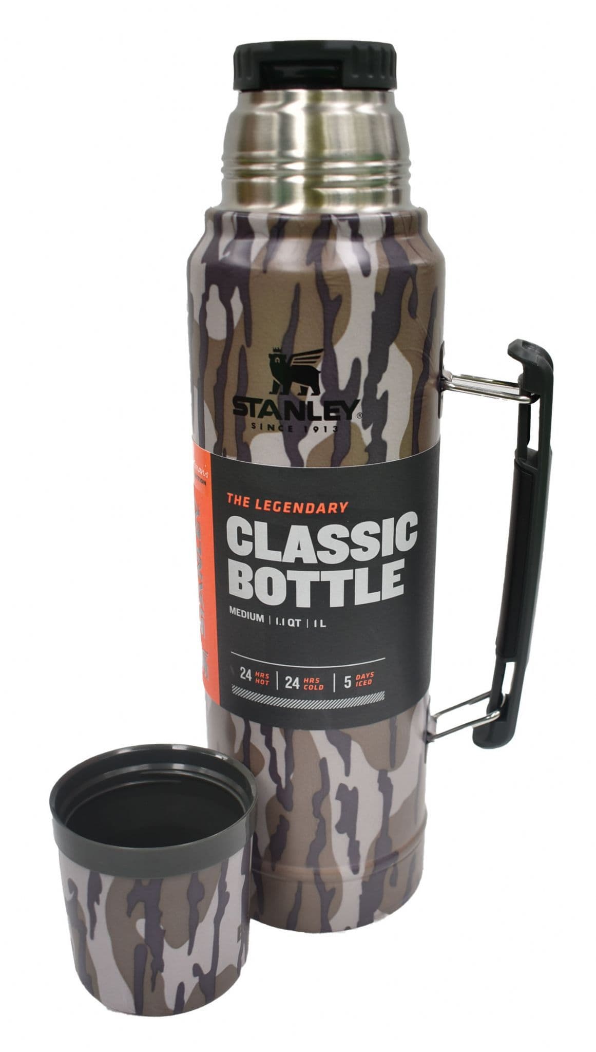 Stanley Classic Vacuum Insulated Bottle 1.0 Litres - Mossy Oak Bottomland