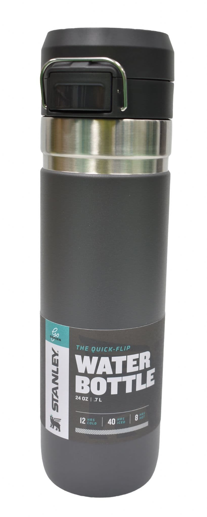 Stanley Go Quick Flip Water Bottle 0.7 Litres - Charcoal Black