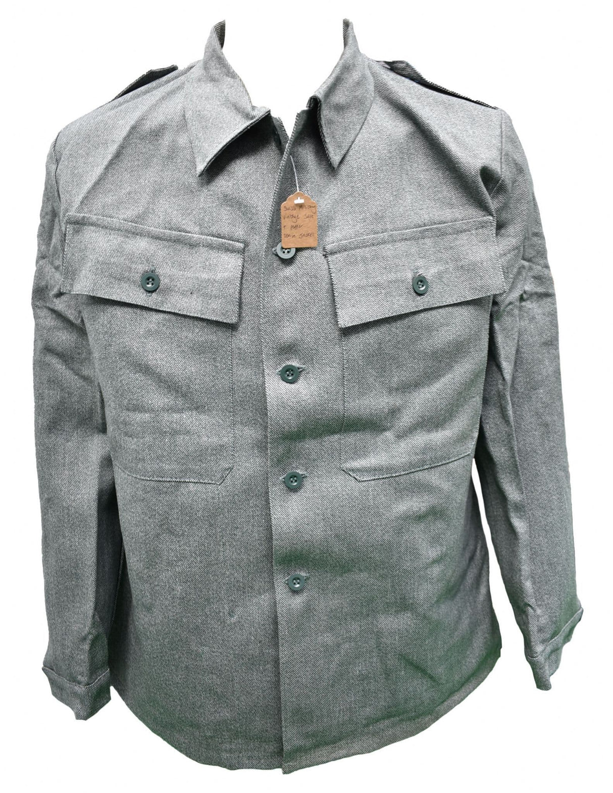 Swiss Military Vintage Salt & Pepper Denim Jacket