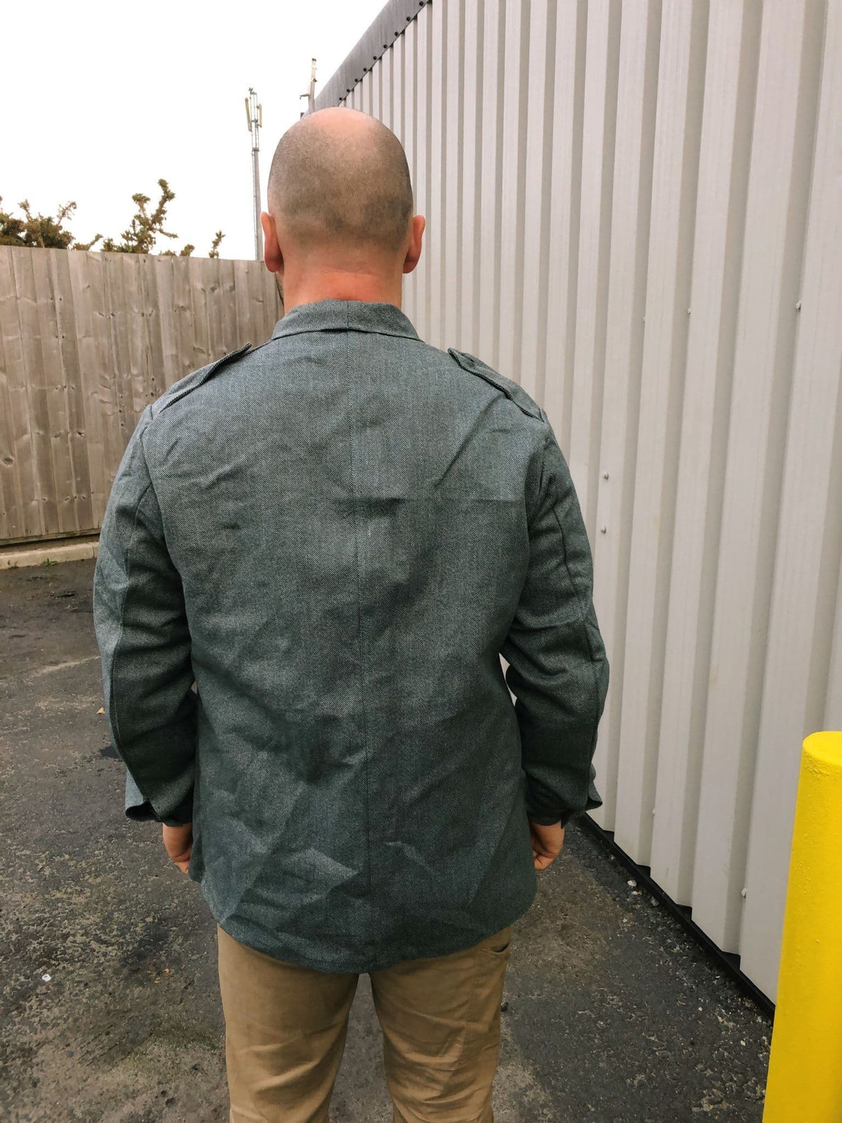 Swiss Military Vintage Salt & Pepper Denim Jacket