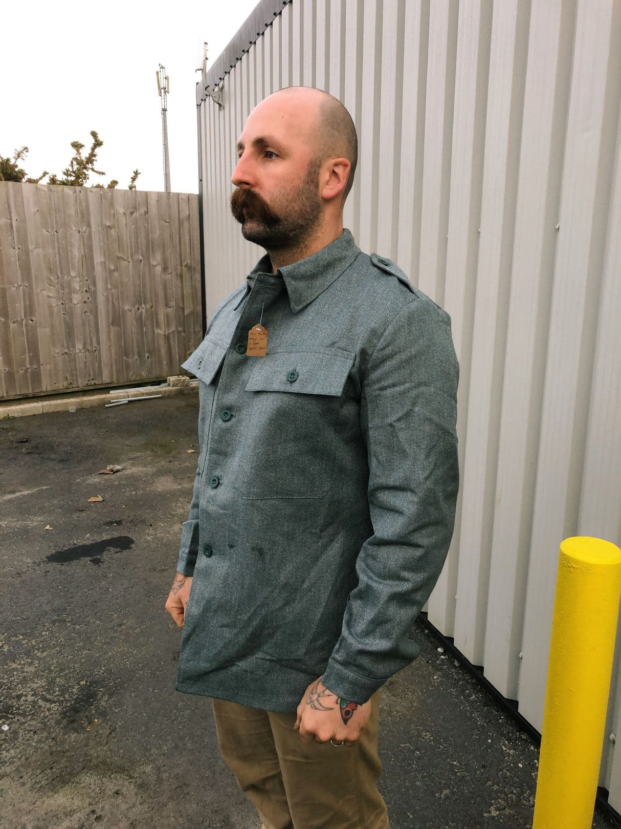 Swiss Military Vintage Salt & Pepper Denim Jacket
