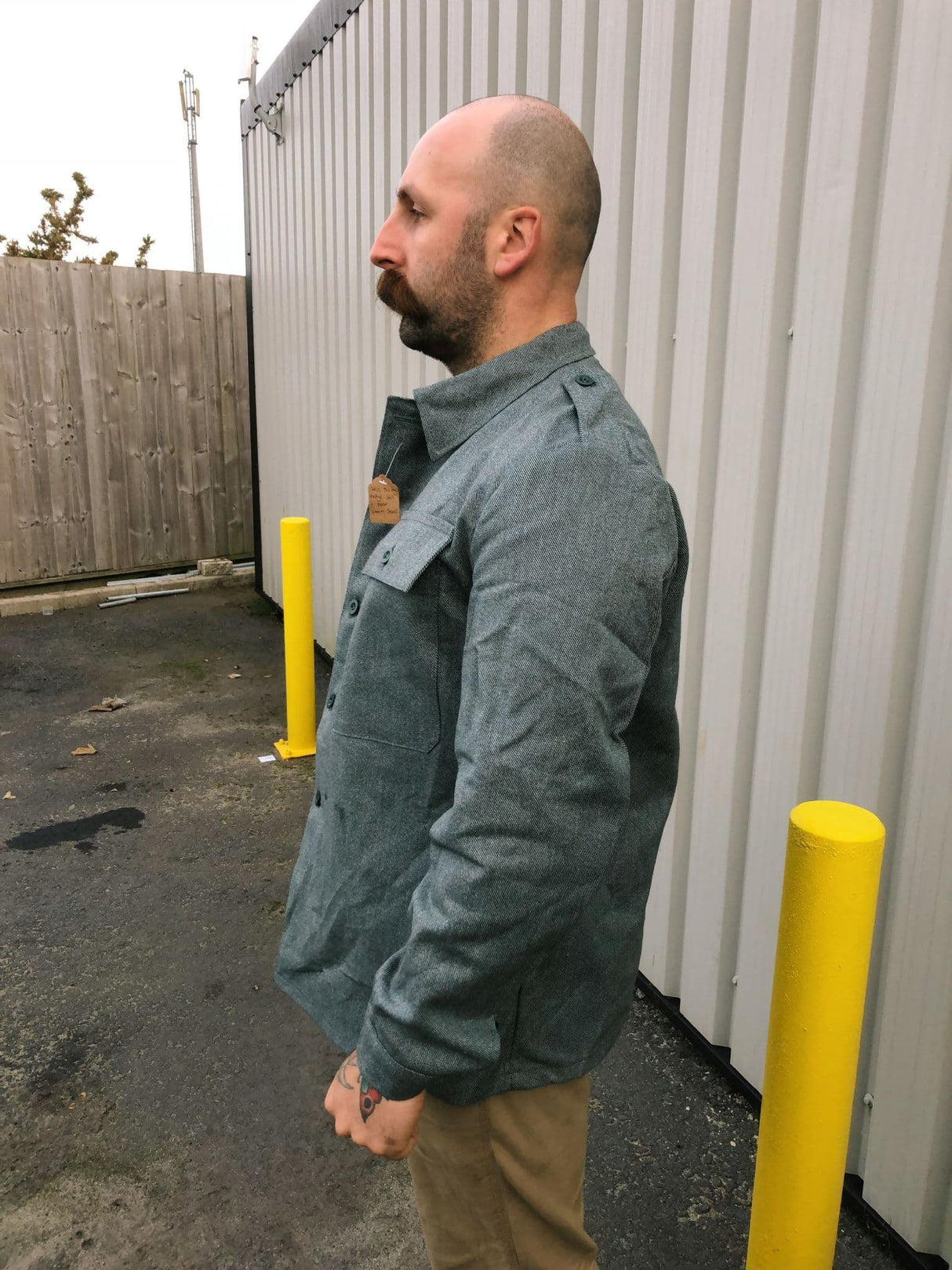 Swiss Military Vintage Salt & Pepper Denim Jacket