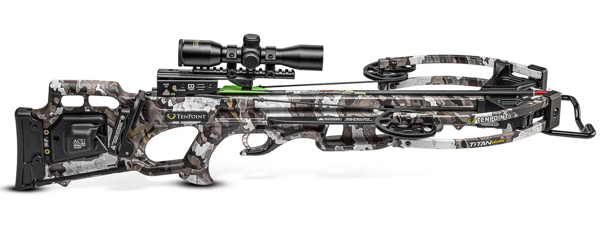 Tenpoint Titan ACUdraw Decock Compound Crossbow Package - Rope Sled Version
