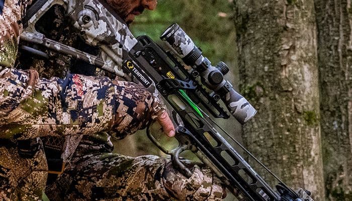 Tenpoint TurboX ACUSlide Compound Crossbow Rangefinder Package in Moss Green