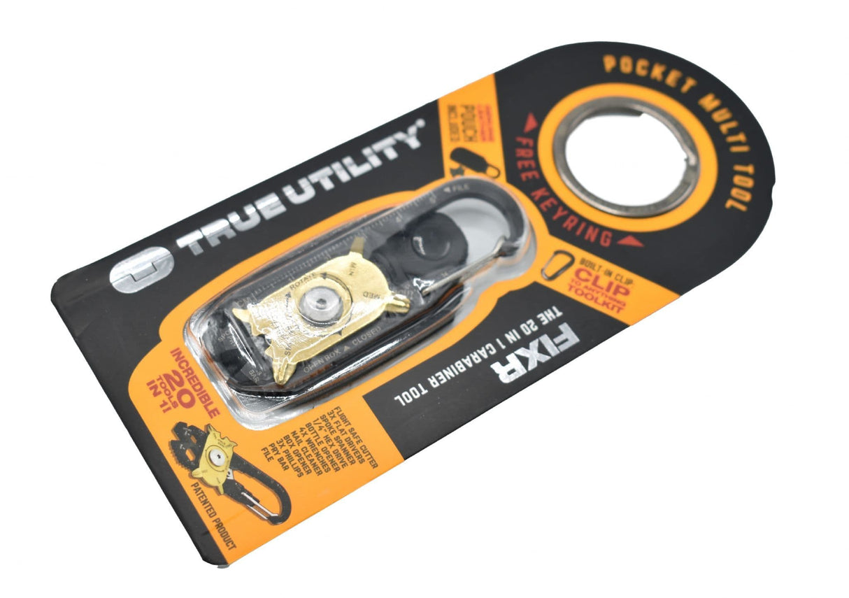True Utility Fixr 'Daddy' 20 In 1 Keyring Multi Tool