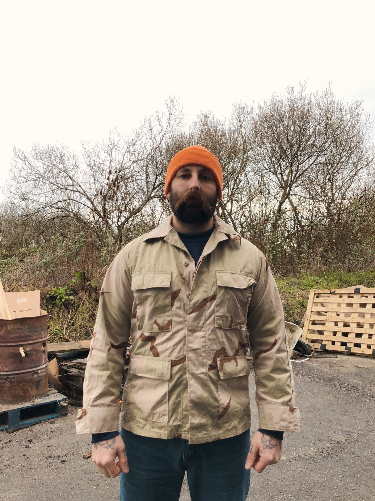 US Army DCU Tri-Colour Desert Camo Shirt Jacket