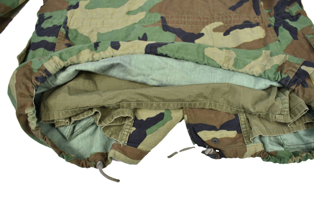 US Military M65 Woodland Camo Cold Weather Coat