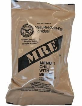 US Military MRE Genuine Ration Pack