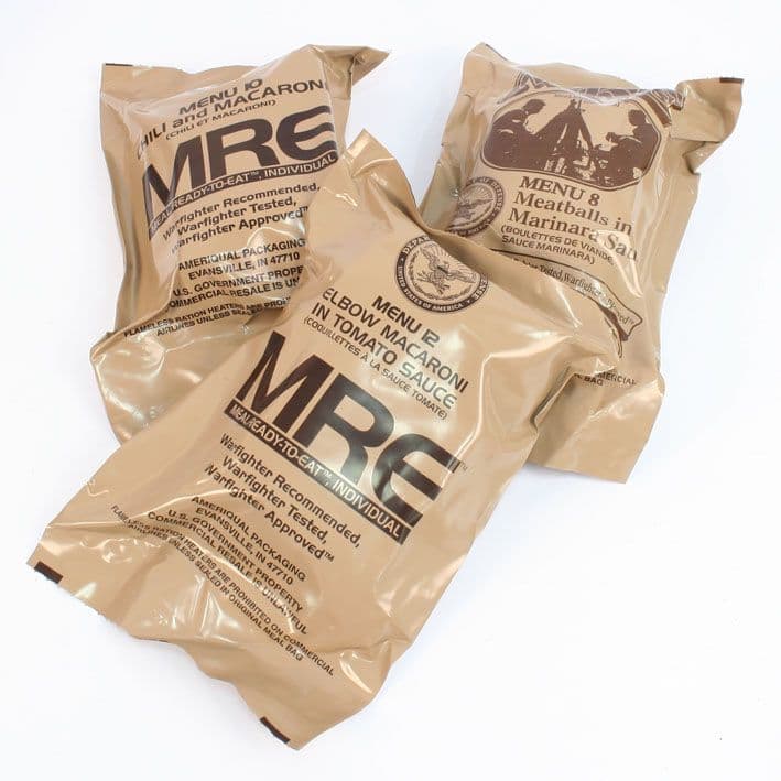 US Military MRE Genuine Ration Pack