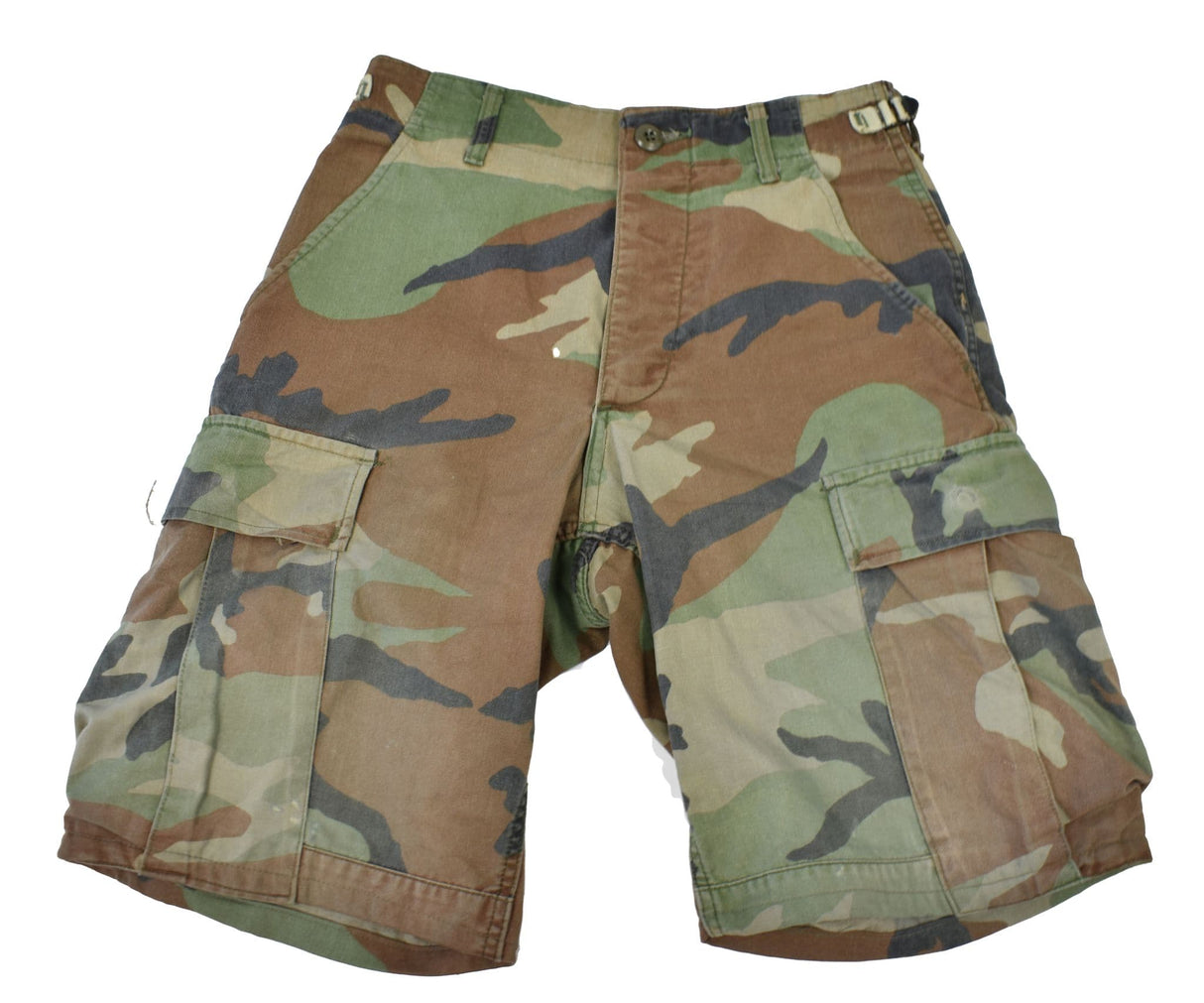 US Military Surplus Woodland Camo Shorts