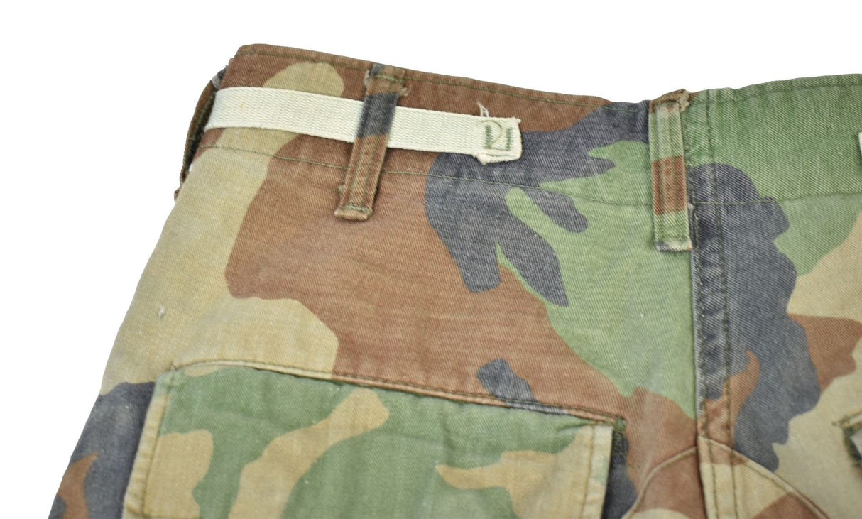 US Military Surplus Woodland Camo Shorts