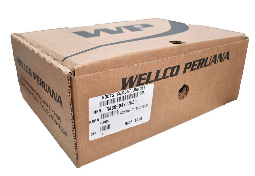 Wellco Peruana US Military Combat Jungle Boots - Brand New