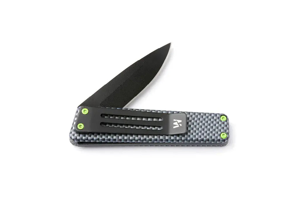 Whitby Mint EDC Carbon Fibre Pocket Knife - UK Legal Carry