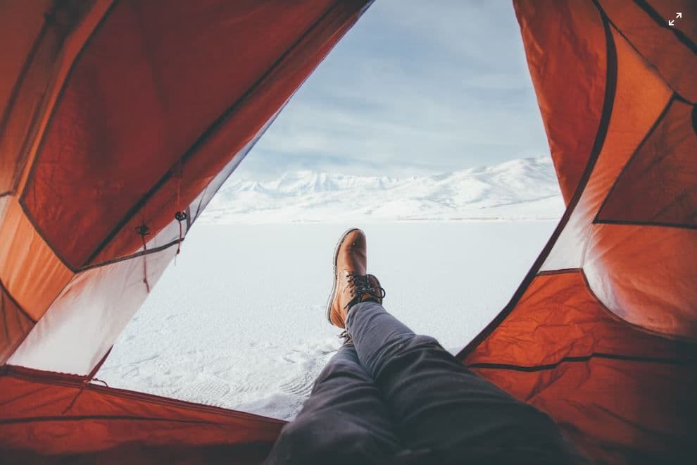 How to Stay Warm When Camping (in Winter)