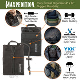 Maxpedition Platy Black Pocket Organiser 4" x 6"