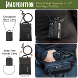 Maxpedition Platy Black Pocket Organiser 4" x 6"