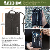 Maxpedition Platy Wolf Grey Pocket Organiser 4" x 6"
