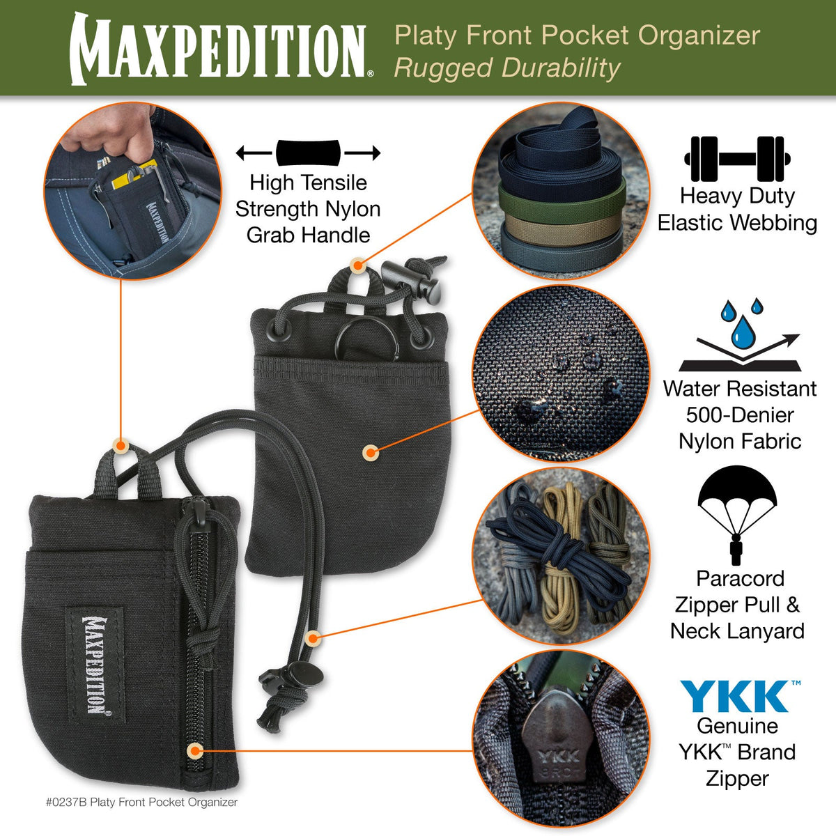 Maxpedition Platy Multicam Front Pocket Organiser