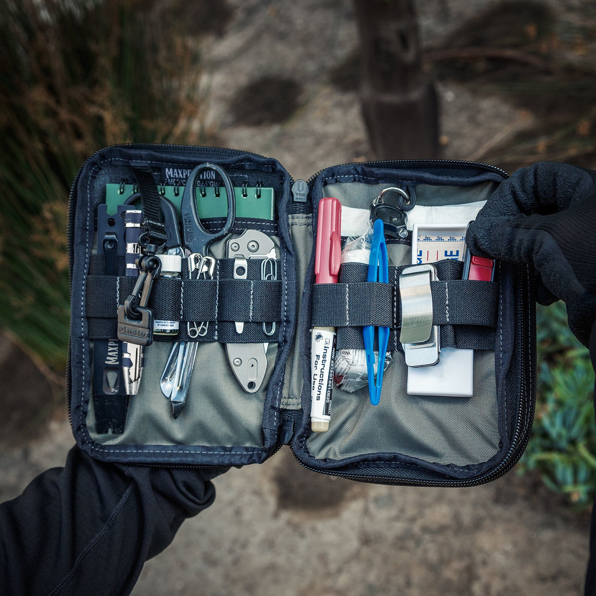Maxpedition Double-Decker E.D.C. Black Pocket Organiser