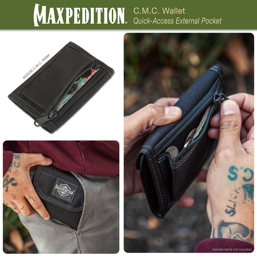 Maxpedition C.M.C. Black Wallet