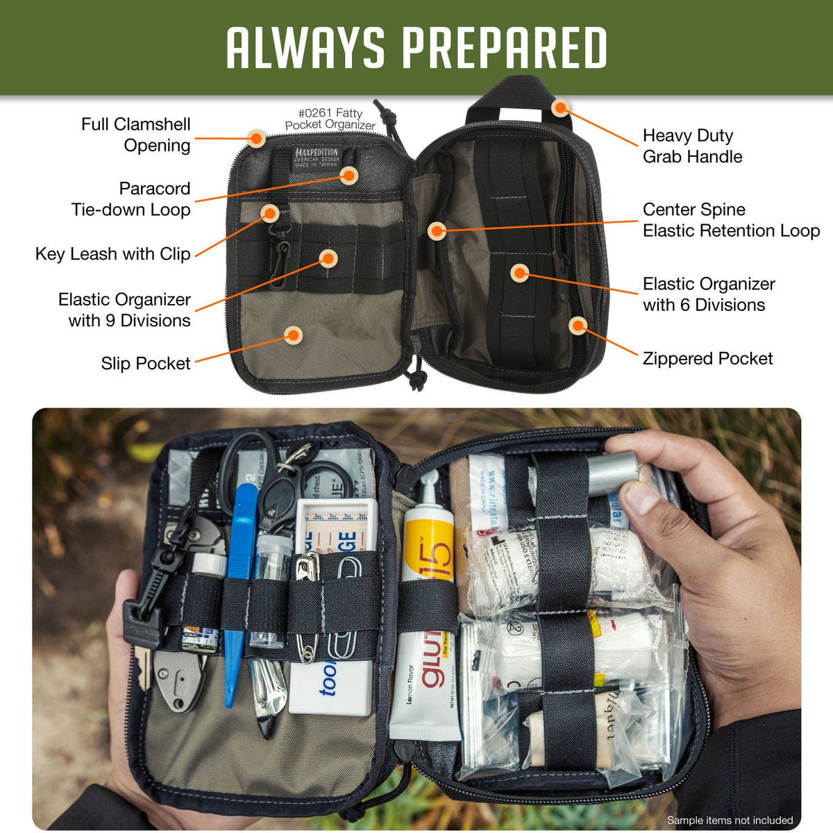 Maxpedition Fatty Foliage Green Pocket Organiser