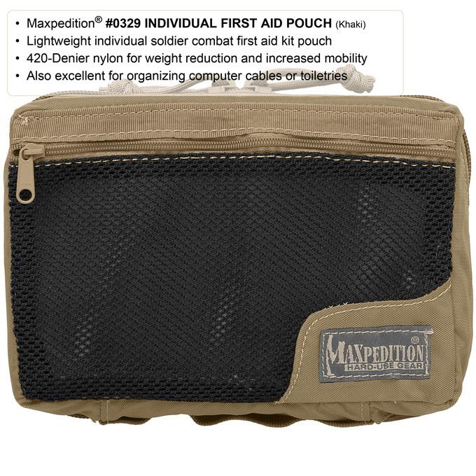 Maxpedition Individual Khaki First Aid Pouch
